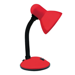 Lampa biurkowa TOLA E27 Czerwona