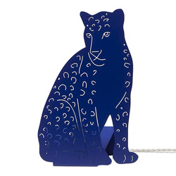 GOODNIGHT LIGHT Lampa w kształcie leoparda kolor niebieski