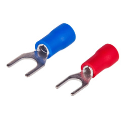 Duwi konektory widełkowe izolowane box 24 sztuki