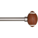 Amazon Basics MH-BKCR51 Dekoracyjny karnisz z motywem futbolu amerykańskiego 218 - 304cm