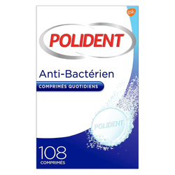 POLIDENT Środek czyszczący do protez częściowych i całkowitych, 108 tabs