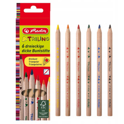 Herlitz Trilino zestaw 6 kredek kolorowych