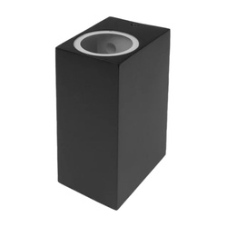 Ecolight Kinkiet ścienny zewnętrzny ogrodowy, 15 cm IP44- Czarny