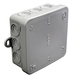 Puszka rozgałęźna połączeniowa 100 x 100 x 37 mm IP54 Duwi