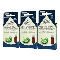 Glade Olejki eteryczne, calm mind - bergamotka+trawa cytrynowa 17,4 ml- 3szt.