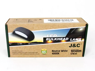 Lampa LED Natynkowa 12W J&C – Owalna, IP65, 4000K, 1050lm
