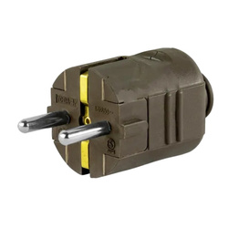 Wtyczka REV RITTER plastikowa brązowa