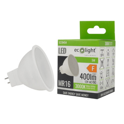 Żarówka LED MR16 5W 12V 3000K