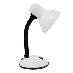 Lampka biurkowa biała 40W E27 TOLA