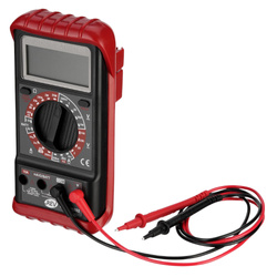 REV Cyfrowy Multimetr Voltage Tester AC/DC – Miernik Napięcia, Prądu i Oporu, LCD