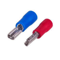 Konektory izolowane płaskie BOX 24 sztuki Duwi