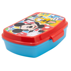 Stor Prostokątny pojemnik na lunch dla dzieci Mickey Mouse, 17 x 14 x 5,6 cm, 1szt