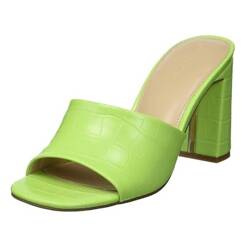 The Drop Pattie – Sandały Mule na Obcasie Blokowym, Rozmiar 40,5 cm