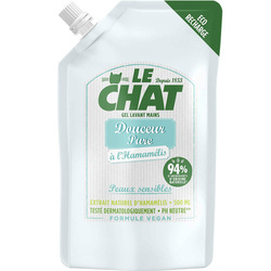 Le Chat Mydło w płynie Vegan z Oczarem Wirginijskim bezzapachowe skóra wrażliwa refill 500ml