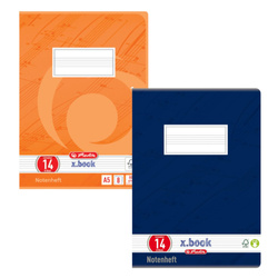 Herlitz notatniki A5 16 stron zeszyt do nut 14 FSC Mix 10 szt różne kolory