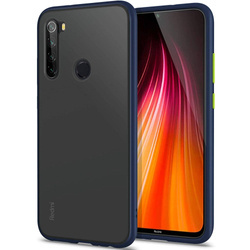 YATWIN Etui case do Xiaomi Redmi Note 8 kolor Navy Blue