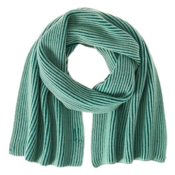The Drop Women's Bliss szalik prążkowany w kolorze zielonym 182 x 36 cm