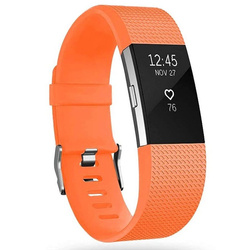 AOCGO ‎FIBCH 2-005 Fitbit charge 2 Zamienny pasek gumowy kolor pomarańczowy rozm.S