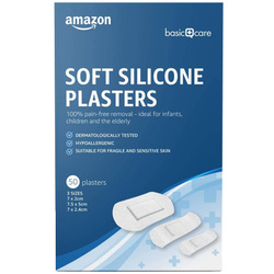 Amazon Care Zestaw silikonowych plastrów 50szt.