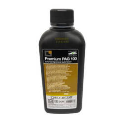 ERRECOM Premium Pag 100, olej do klimatyzacji samochodowej z R12 - R134a - R1234yf i kompresorów elektrycznych, lepkość 100, butelka 250 ml