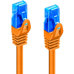 Ewent Cat 5e Patch Kabel sieciowy U/UTP AWG 26/7 2 złącza RJ45 pomarańczowy 0,5m