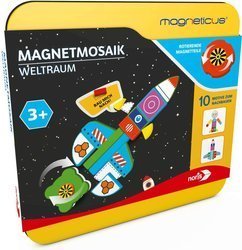 Noris 606041769 Układanka magnetyczna kosmos Magneticus 3+