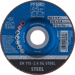 Pferd EH115-2,4 Ściernice tarczowe do cięcia 115 x 2,4 x 22,23mm