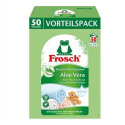 Proszek do prania Frosch Aloe Vera Sensitive 50 prań, delikatny detergent