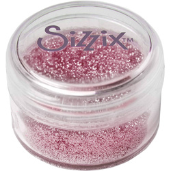 Sizzix 663881 Brokat kolor różowy 12g