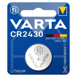 VARTA Baterie Electronics CR2430 litowe ogniwo guzikowe 3 V, 1  Klasa A