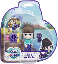 Vet Squad 34210 Ava & Leo te Cat figurki z akcesoriami